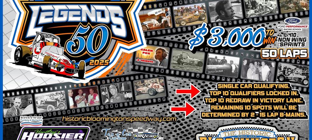 Legends 50 This Friday Night!