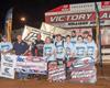 Lance Dewease wins the Lynn Paxton EMMR Legends Classic All Star Circuit of Champions 410 Feature presented by Valvoline at Williams Grove Speedway