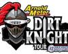 Dirt Knight Hunter Marriot pillages the loot at Park Jefferson Speedway