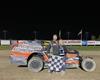 Late Caution Propels Fuller to Can Am Speedway Victory Lane