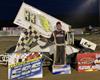 Hebing Tames Highbanks of Woodhull Raceway