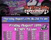 NEXT RACE: Thursday, August 17 & Friday, August 18 – NLRA Late Model Special: 3rd Annual Howie Schill Memorial