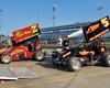 Turning laps at Knoxville Raceway