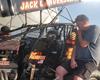 Turning laps at Knoxville Raceway