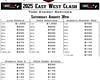 2025 6 Day Border Wars Points Series + Half Mile Nationals and 25th Annual East West Clash info