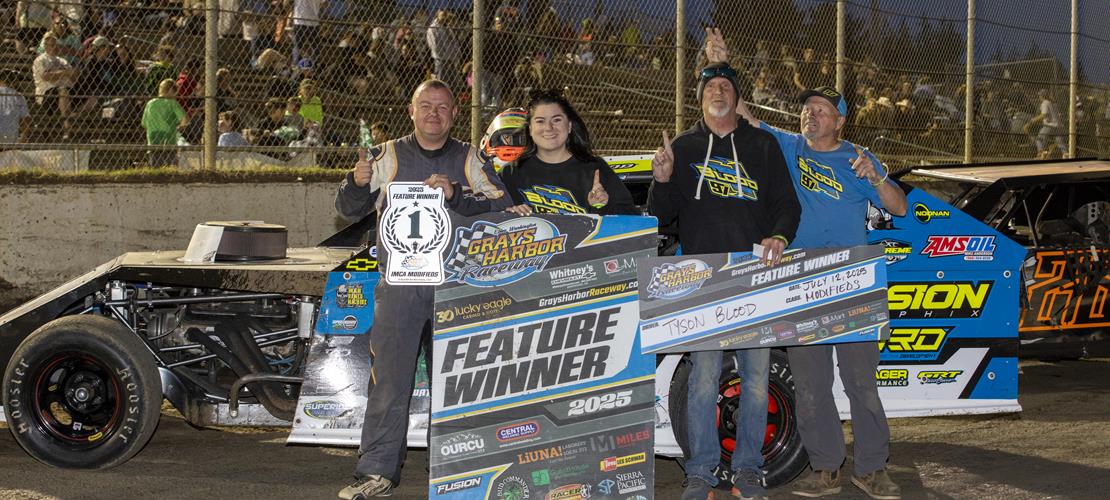 Blood wins Modified Nationals Tune Up, on an Excit...