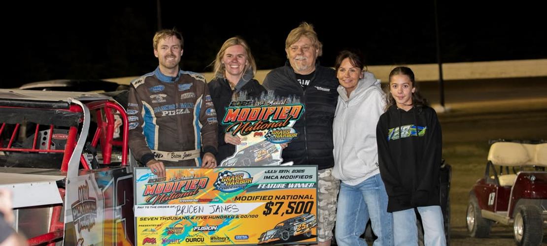 Bricen James wins the Modified Nationals