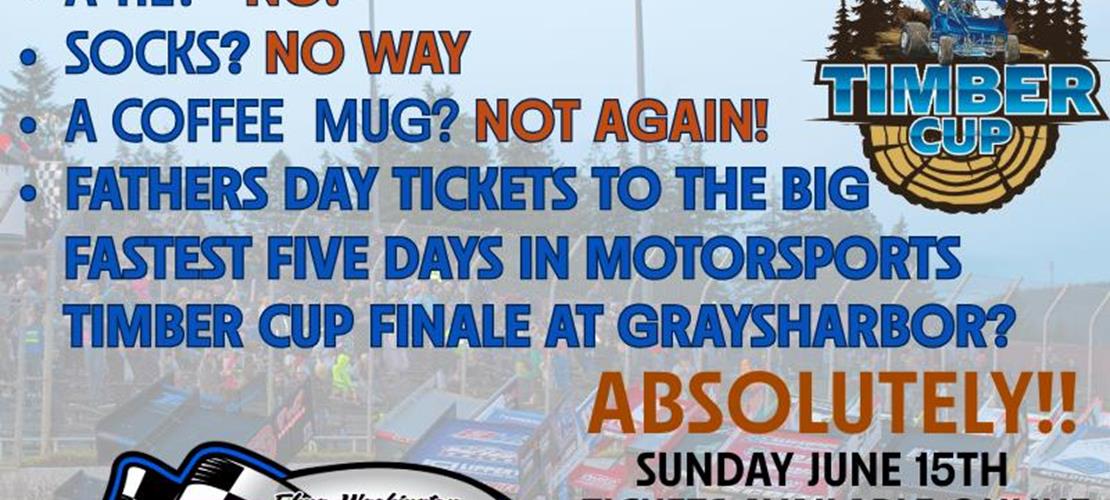 celebrate with your father at Grays Harbor Raceway...