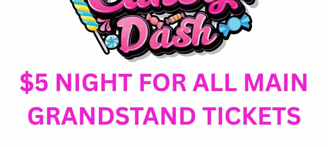 $5 Night and Candy Dash this Saturday July 12th!!!...