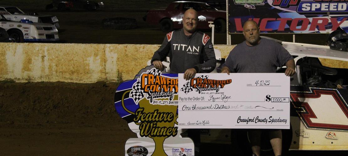 Glaze tops Sooner Late Models at Crawford County S...