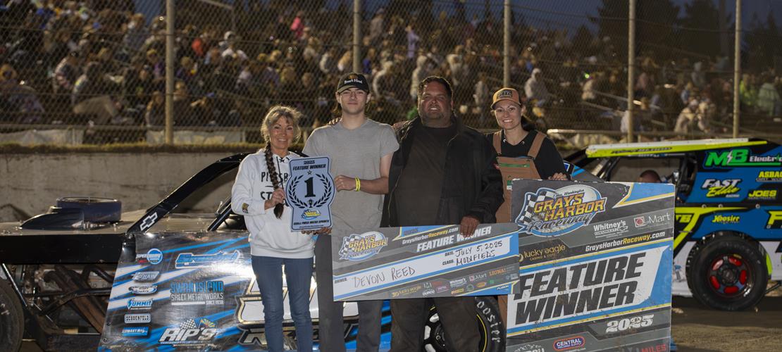 Devon Reed wins first Grays Harbor Modified Main e...
