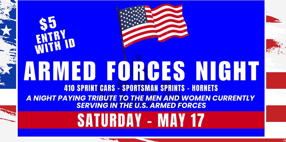 ARMED FORCES NIGHT $5 ENTRY WITH D.O.D ID