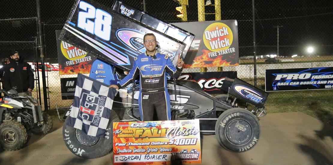 POIRIER TAKES SOS WIN IN HUMBERSTONE FINALE