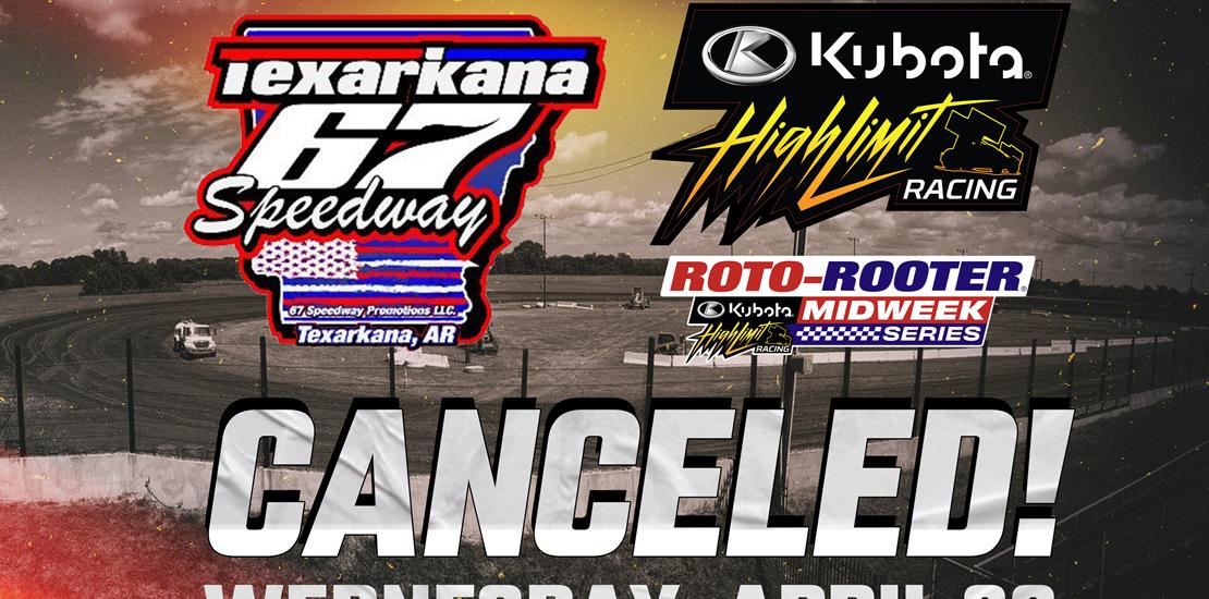Severe Storms Cancel Wednesday's High Limit Race a...