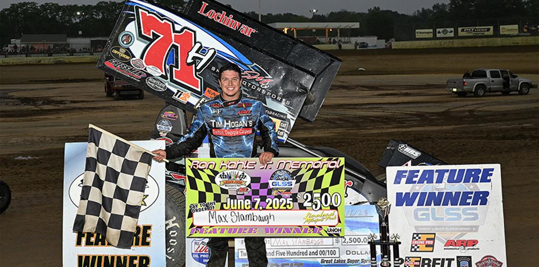 Stambaugh wins Kahle Memorial, UNOH Racer Hinds pi...