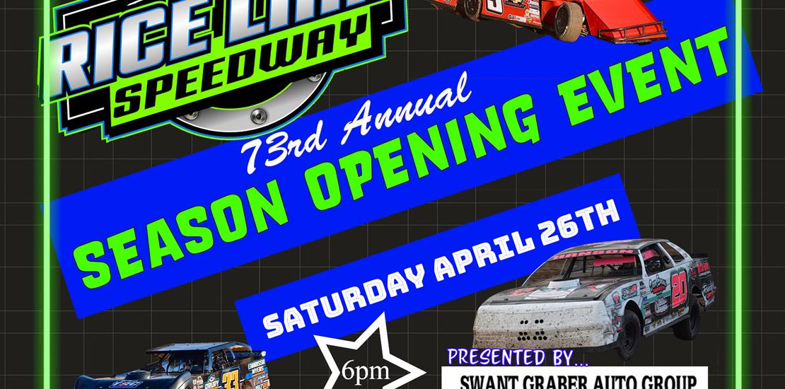 Rice Lake Speedway Will Try Again on April 26th