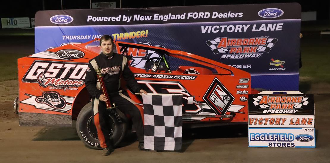 Stone takes first career 358 modified win, Lussier...