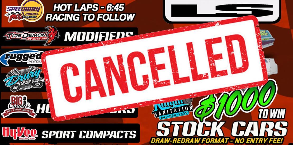 Races For June 20th Are Cancelled