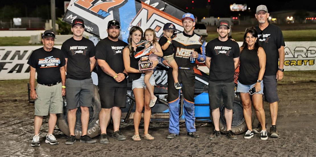 Golobic Thrills Crowd With Last Lap Pass For Win