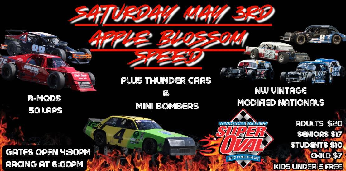 Apple Blossom Speed May 3rd