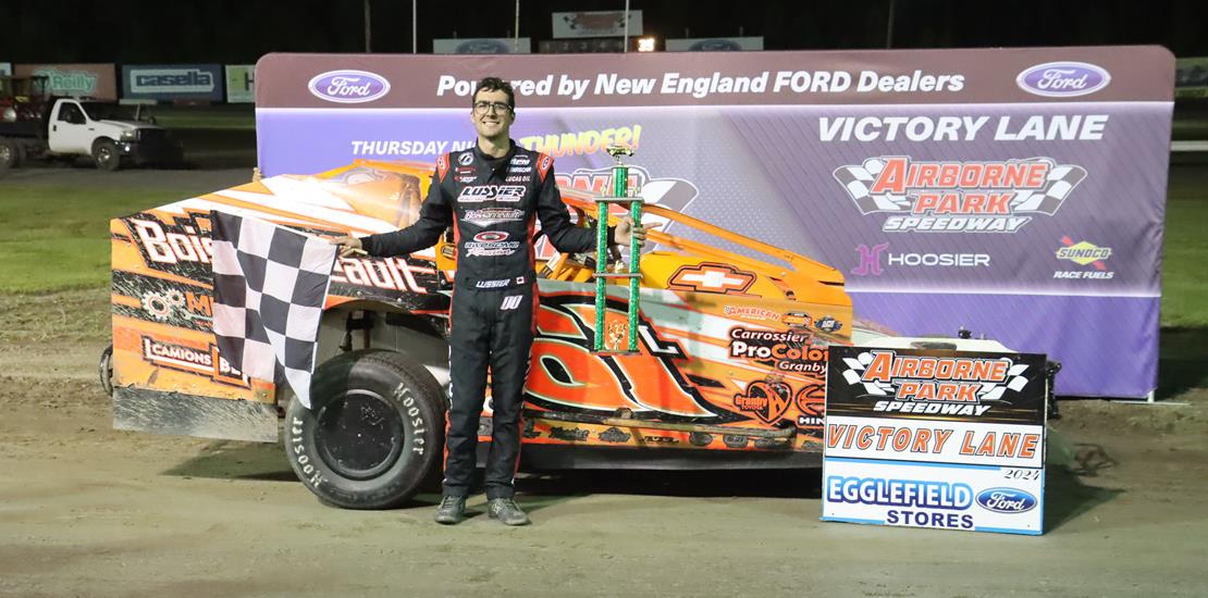 Lussier takes fourth win, Poirier wins SCoNE thril...