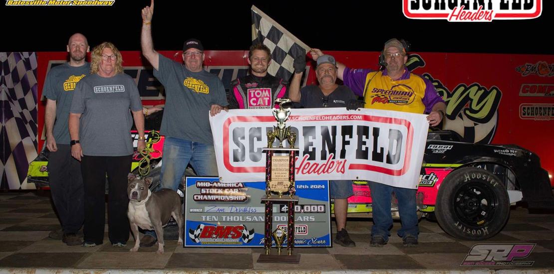 ZANE DeVILBISS WINS SCHOENFELD HEADERS MID-AMERICA...