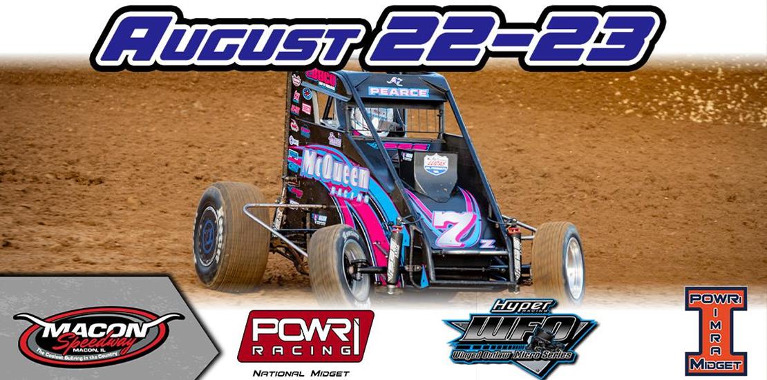 POWRi National Midgets Cornfield Combat Looms at M...