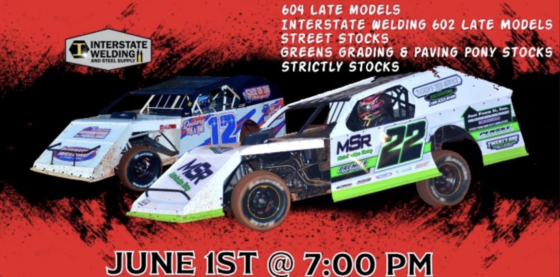 Saturday June 1st Open Wheel Modifieds hash it out...