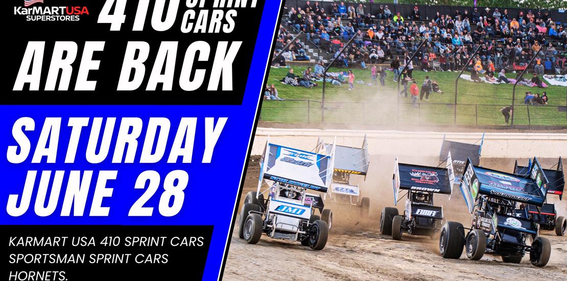 410's ARE BACK THIS SATURDAY!