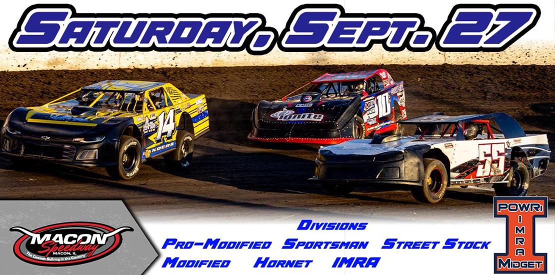 September 27: Weekly Racing Season Championship at...