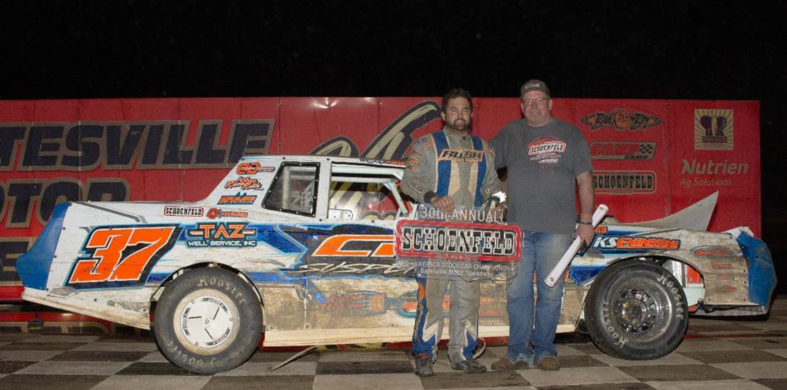 TEXAS DRIVER- JEFF ABBEY-WINS 30TH ANNUAL SCHOENFE...