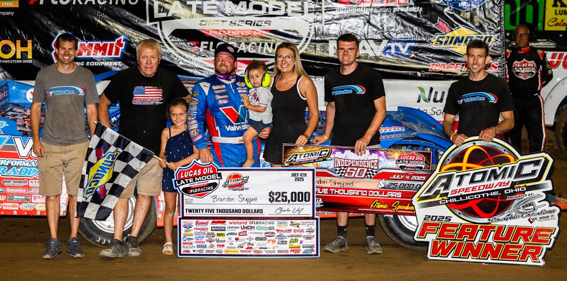 Sheppard Captures Independence 50 at Atomic Speedw...