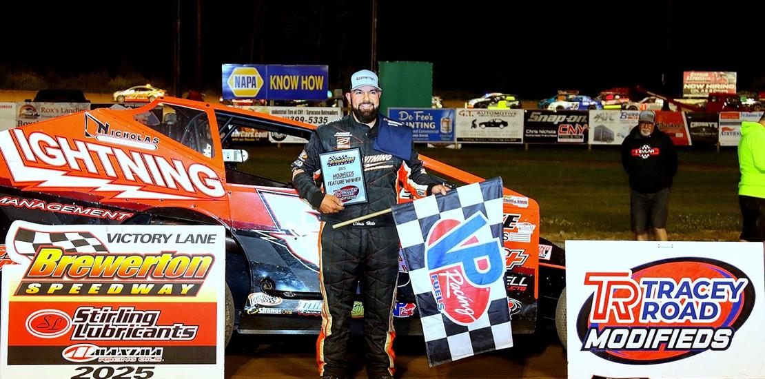 Chris Hile Charges to Brewerton Speedway Modified...