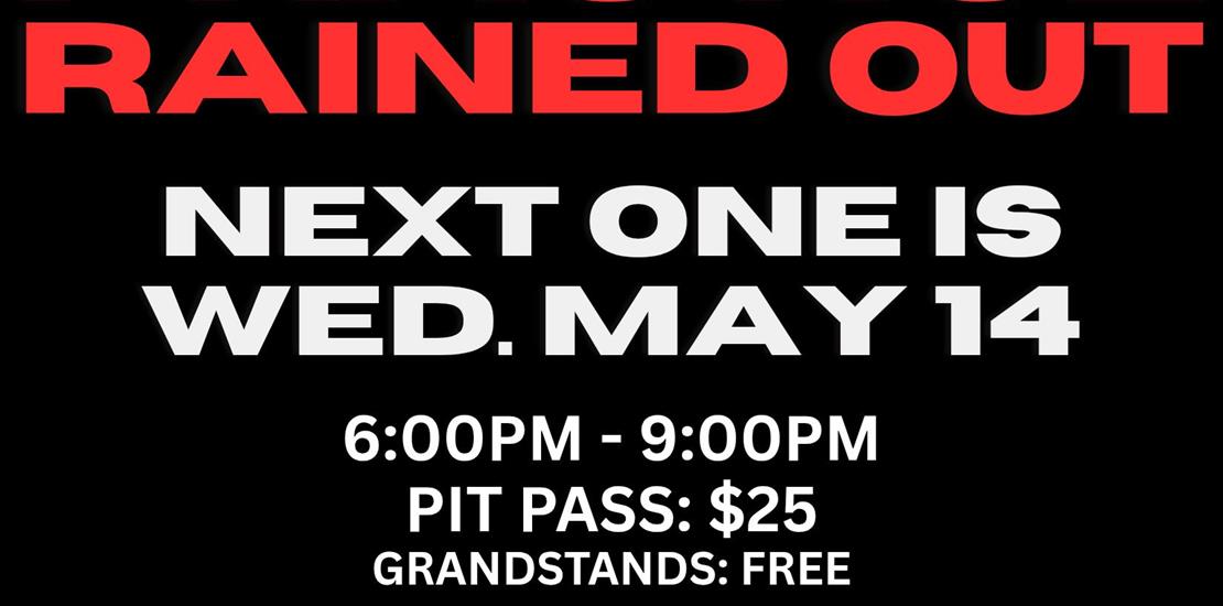 Wednesday, May 7 Practice Rained Out