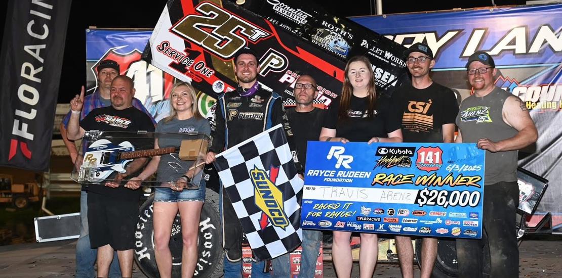 Arenz etches name among Sprint Car elite with stun...