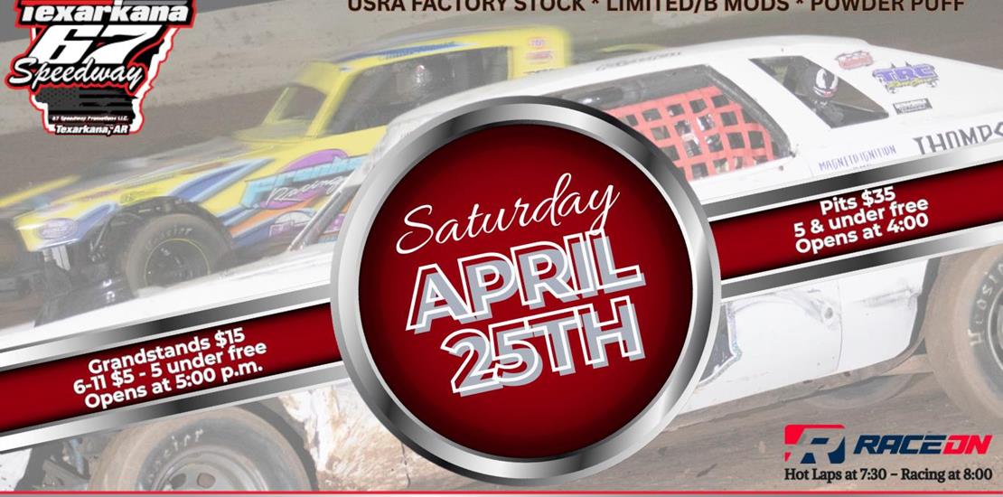 Our next race is April 25th!!