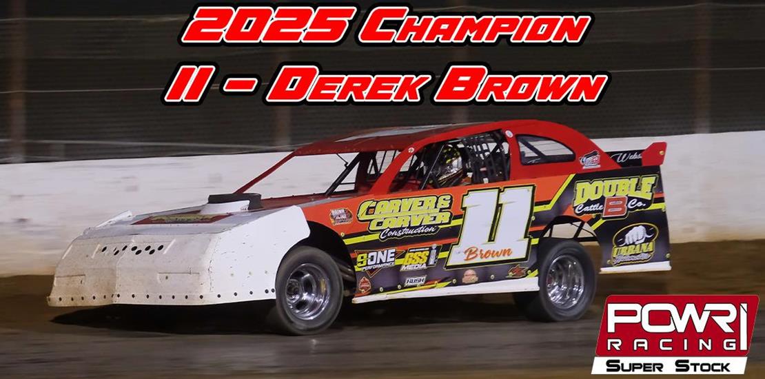 Derek Brown Banks 2025 POWRi Superior Steering Sup...