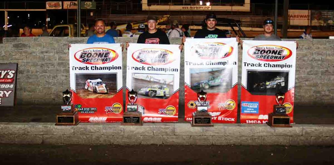 Boone Speedway names track champions for 2025