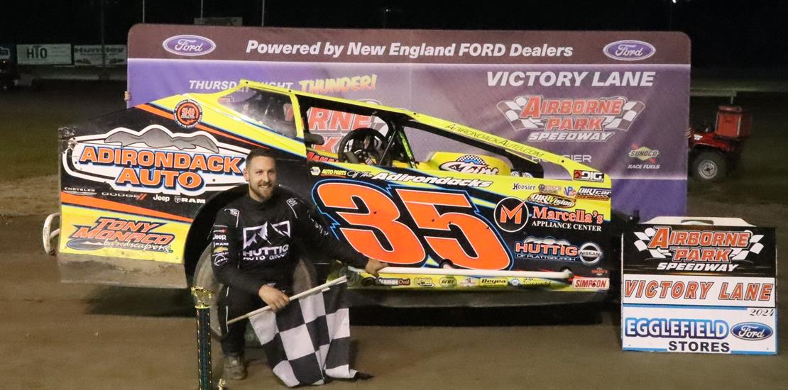 Mahaney finds late magic to score modified win, Re...