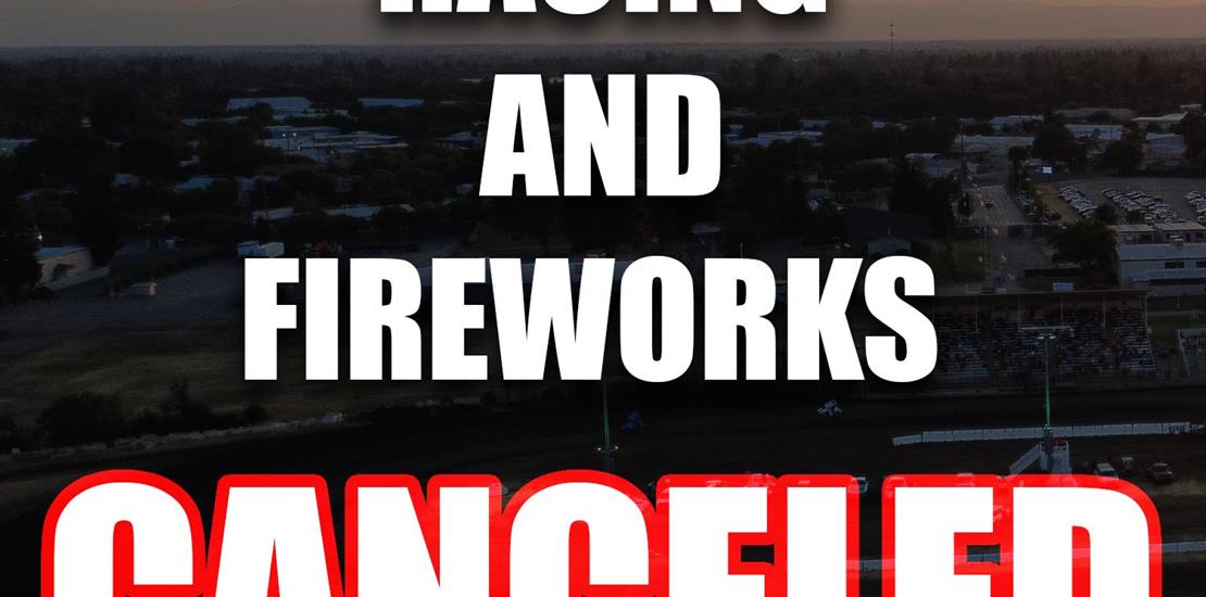 July 4th Event Canceled; Next Race is July 18th