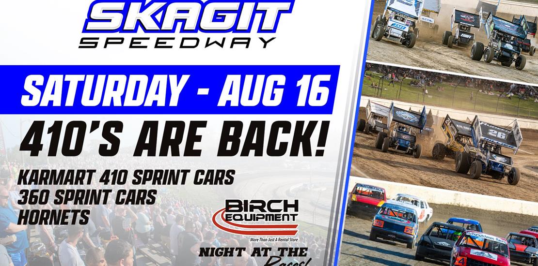 410'S ARE BACK! SATURDAY, AUG 16 // Birch Equipmen...
