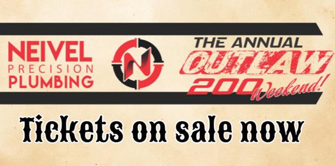 Neivel Precision Plumbing Outlaw 200 Weekend Ticke...