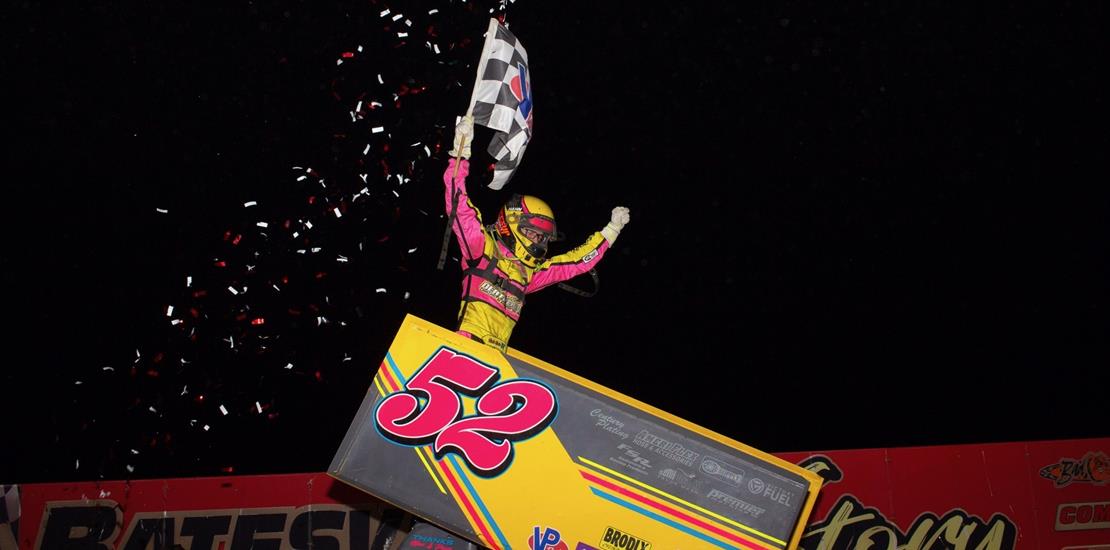 Blake Hahn claims ASCS Feature Win at Batesville M...