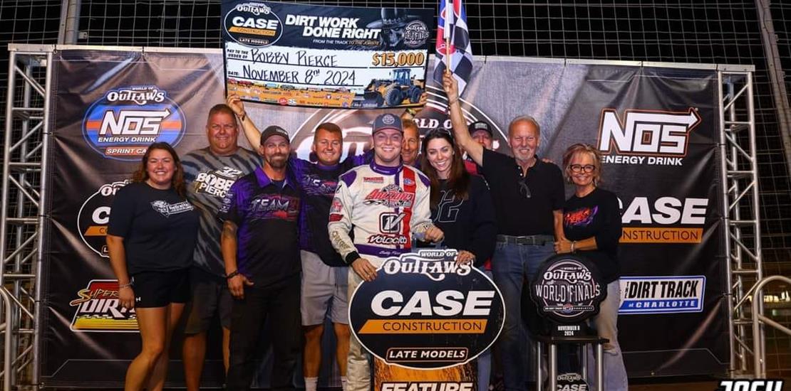 Pierce Wins First WoO World Finals Feature