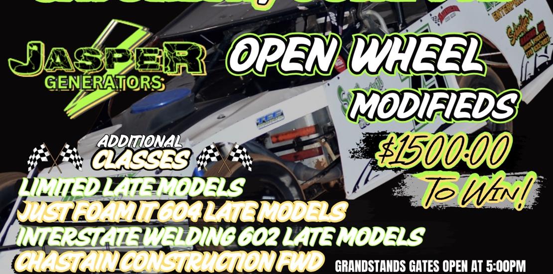 Jasper Generators Open Wheel Modifieds go at it fo...