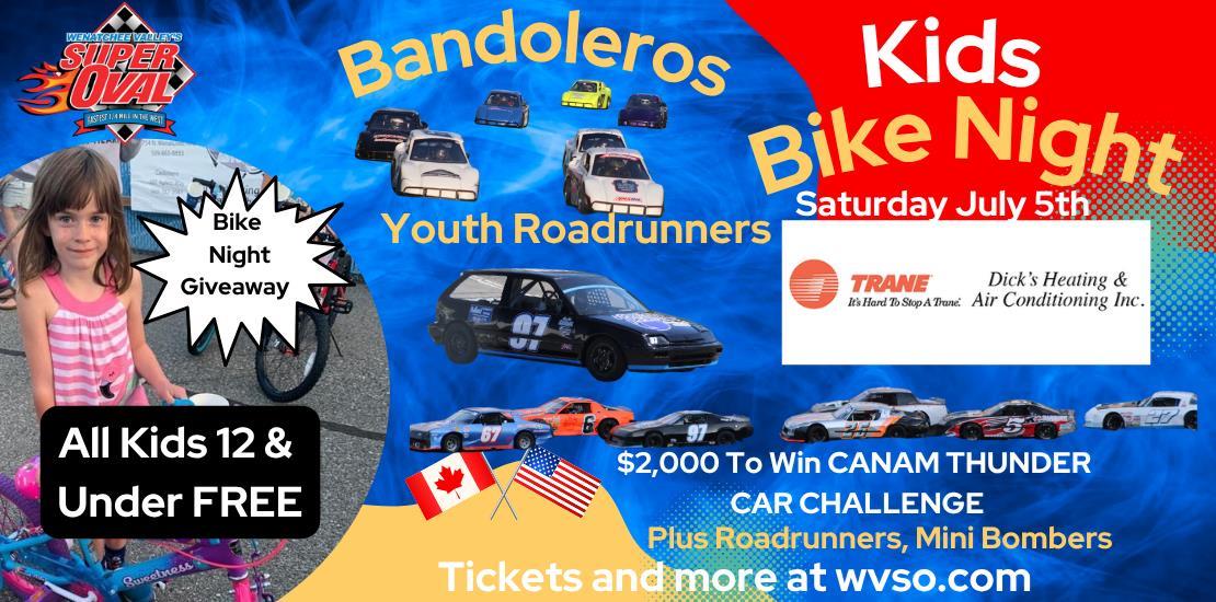 Kid's Bike Night July 5th