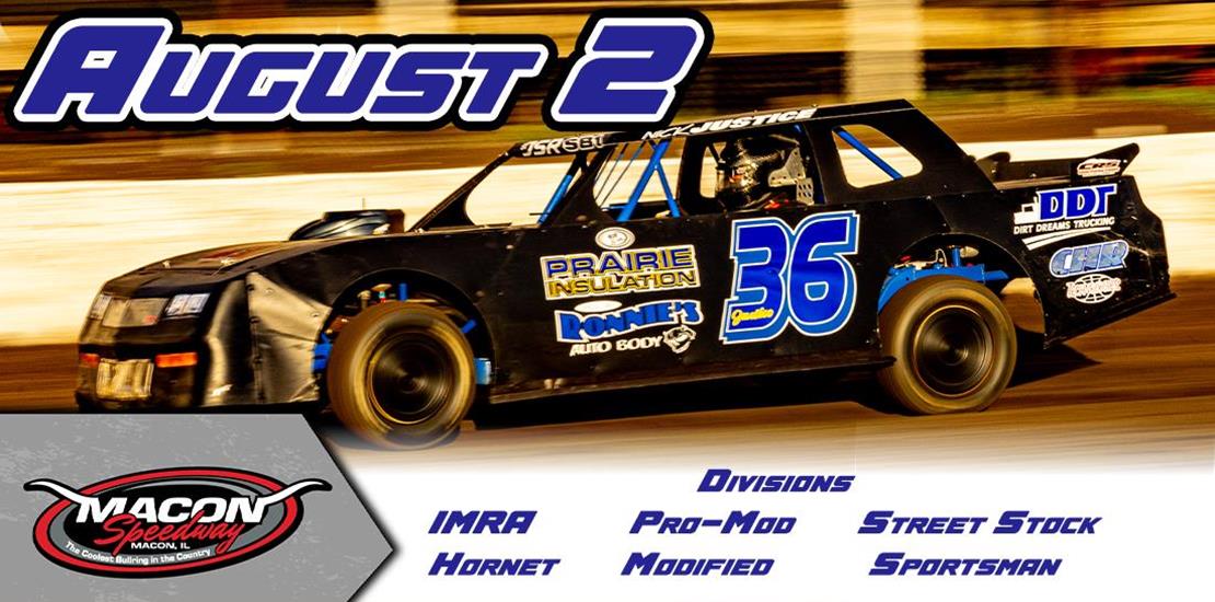 August 2: Macon Speedway Weekly Racing Return