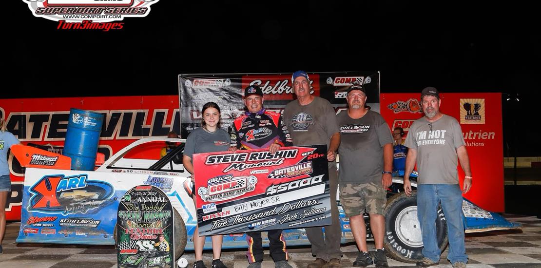 Moyer Charges Late for CCSDS Steve Rushin Memorial...