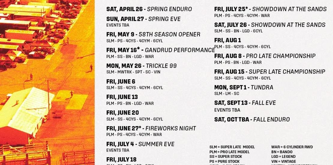 2025 Schedule Released!