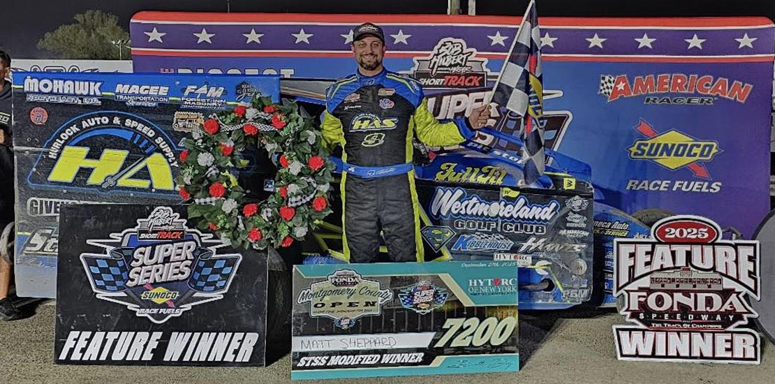 SHEPPARD WINS MONTGOMERY COUNTY OPEN AT FONDA IN D...
